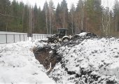 Ведутся работы по устройству ливневой канализации