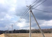 Уличное освещение в поселке