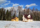 Новые дома в поселке