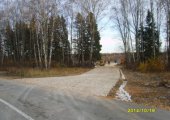Въезд в поселок
